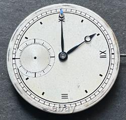 Antique Wegelin Fils Geneve 12s Pocket Watch Movement Parts/Repair High Grade