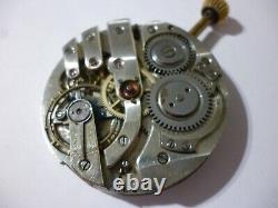 Antique Xfine Pocket Watch Movement Works and stops Very Good Condition