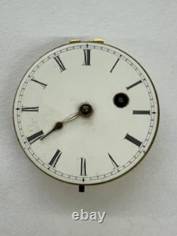 Antique c. 1850's Liverpool Litherland Davies Fusee Pocket Watch Movement Working