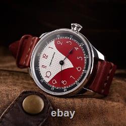 Antique mechanical watch, swiss mechanish from pocket watch, custom watch for men