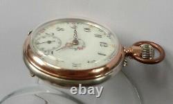 Antique, pocket watch. Cylinder movement. Working