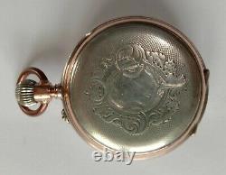 Antique, pocket watch. Cylinder movement. Working