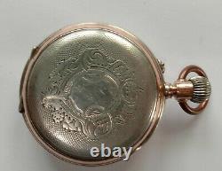 Antique, pocket watch. Cylinder movement. Working