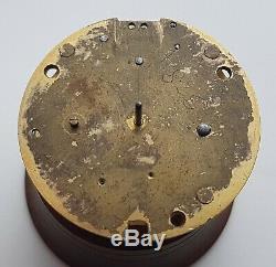 Antique pocket watch movement circa 1720 James Markwick verge Fusee