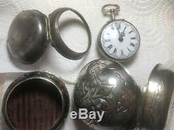 Antique pocket watches Quadruble Cases Verge Fusee