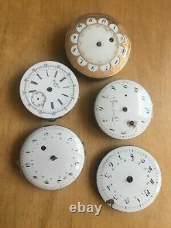 Antique quarter repeater pocket watch movements for parts