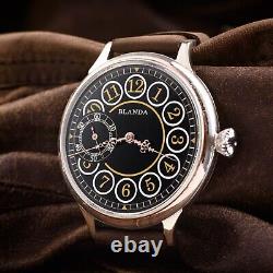 Antique silver watch, vintage mens wristwach, swiss watches, custom watch, restored
