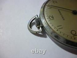Arcadia Pocket Watch Swiss Made 45,5mm Diameter Bluish Hands Rare Movement