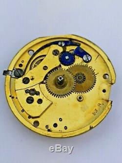 Arnold & Dent Cylinder Fusee Pocket Watch Movement Working (P55)