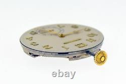 Art Deco 1925 Longines Tiffany & Co Cal 17.89. ABC Pocket Watch Movement WORKS