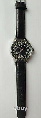 Asymmetrical Antique 1910's Vintage Wristwatch with Le Coultre pocket movement