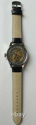 Asymmetrical Antique 1910's Vintage Wristwatch with Le Coultre pocket movement