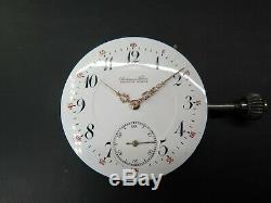 Audemars Freres high grade pocket watch movement with dial and hands working