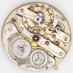 Auguste Constantin 36.5 x 9.2 mm High Grade Swiss Antique Pocket Watch Movement
