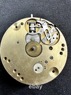 Avance Retard Movement 43mm Antique Pocket Watch Requires Maintenance