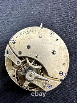 Avance Retard Movement 43mm Antique Pocket Watch Requires Maintenance