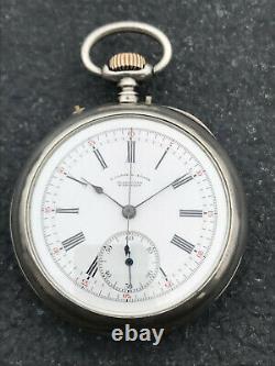 Awesome 1900s first class A. LANGE & SÖHNE chronograph pocket watch movement