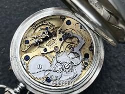 Awesome 1900s first class A. LANGE & SÖHNE chronograph pocket watch movement