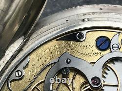 Awesome 1900s first class A. LANGE & SÖHNE chronograph pocket watch movement