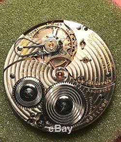 Ball/Hamilton 999P, Railroad Standard, 21J, pocket watch movement