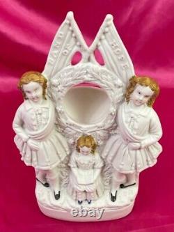 Band of Hope Parian Figurine Pocket Watch Holder Temperance Movement Hope UK