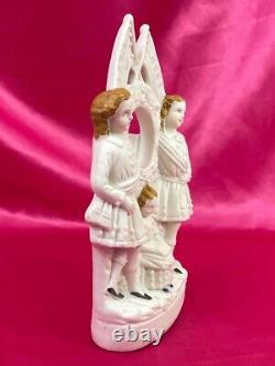 Band of Hope Parian Figurine Pocket Watch Holder Temperance Movement Hope UK