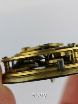 Barraud, Cornhill London Fusee Pocket Watch Movement For Repair (M135)