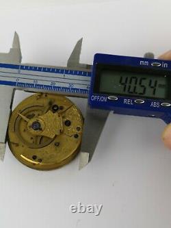 Barraud, Cornhill London Fusee Pocket Watch Movement For Repair (M135)