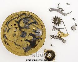 Barwise London Repeating Pocket Watch Movement Spares And Repairs W10