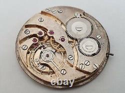 Baume and Mercier pocket watch movement only ultra Thin high grade movement