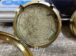 Beautiful 18K Solid Gold Case Fusee Movement John Crofs Running 18K Outer Case