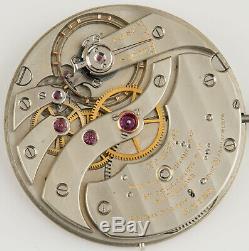 Beautiful Antique Patek Philippe & Co Extra Pocket Watch Movement 39mm Ticking