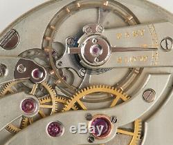 Beautiful Antique Patek Philippe & Co Extra Pocket Watch Movement 39mm Ticking