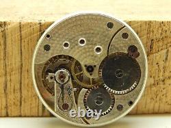 Beautiful Swiss Omega Watch Co Pocket Watch Movement 39mm 17 Jewels