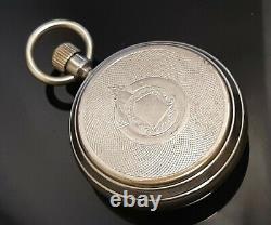 Benedict and Burnham Pre Waterbury Rotary Long Wind Skeleton Pocket Watch Runs