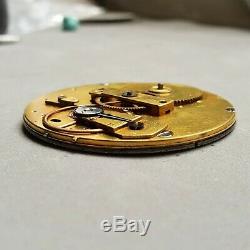 Breguet Extra thin 1820-30s unusual antique pocket watch movement