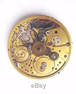 Breguet etablissement mixte 47mm Quarter repeater y1853 pocket watch movement