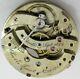 C E Jacot 26575 Pocket Watch 15 Jewels Movement For Parts. Fit Hunting Case