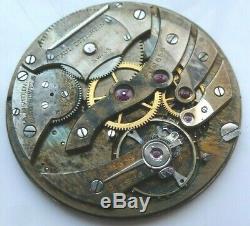 C. H. Meylan Paul Ditishiem High-Grade Swiss Pocket Watch Movement 18 Jewels
