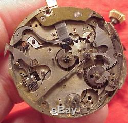 CALIBER No 6076 Slide 1/4 Repeater & Minute Repeater Movement 43MM Pocket Watch