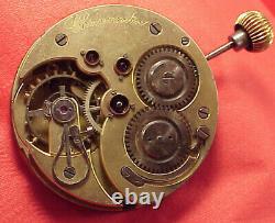 CHRONOMETRE SWISS 45MM Pivoted Detent Helical Hairspring Pocket Watch Movement