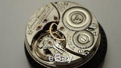 CLEAN 60 hr ILLINOIS BUNN SPECIAL 16s 21j Pocket Watch Movement Dial Hands