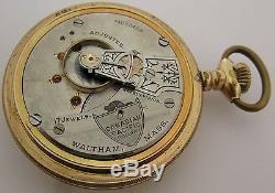 Canadian Pacific Railway 17 jewels Adj. Waltham 1883 Pocket Watch OF