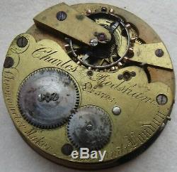 Charles Frodsham Pocket Watch movement & enamel dial power reserve