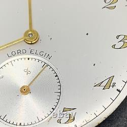 Chevrolet Pocket Watch Dial 1949 Lord Elgin 21j Gr 543 Movement Advertising 5425