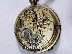 Chronograph pocket watch Quarter Repeater movement