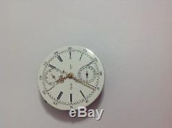 Chronograph pocket watch movement, Awesome Condition, Working, Excellent Price