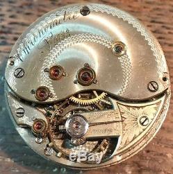 Chronometre Escapement Detent Pocket Watch Movement stem to 3 balance Ok