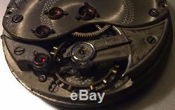 Chronometre Escapement Detent Pocket Watch Movement stem to 3 balance Ok