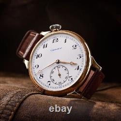 Classic watch, pocket watch on wrist, antique wristwatch, swiss wristwatch, old rare